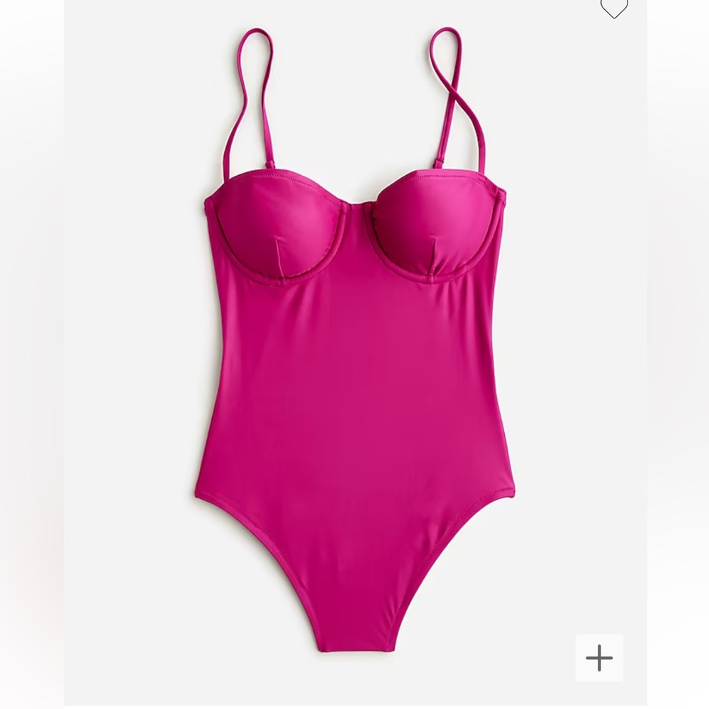 NWT Heritage balconette underwire one piece swimsuit SIZE 4